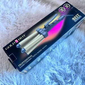 Gold 'N Hot Triple Barrel Waver